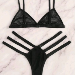 Ladder Cut-out Sheer set